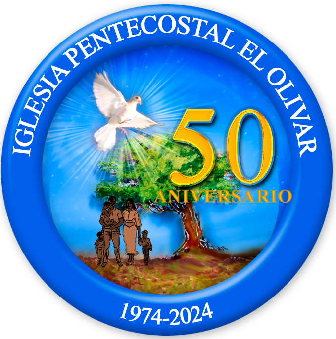 Escudo Iglesia Pentecostal El Olivar, 50 Aniversario 1974–2024